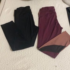 Pink leggings Size Large!